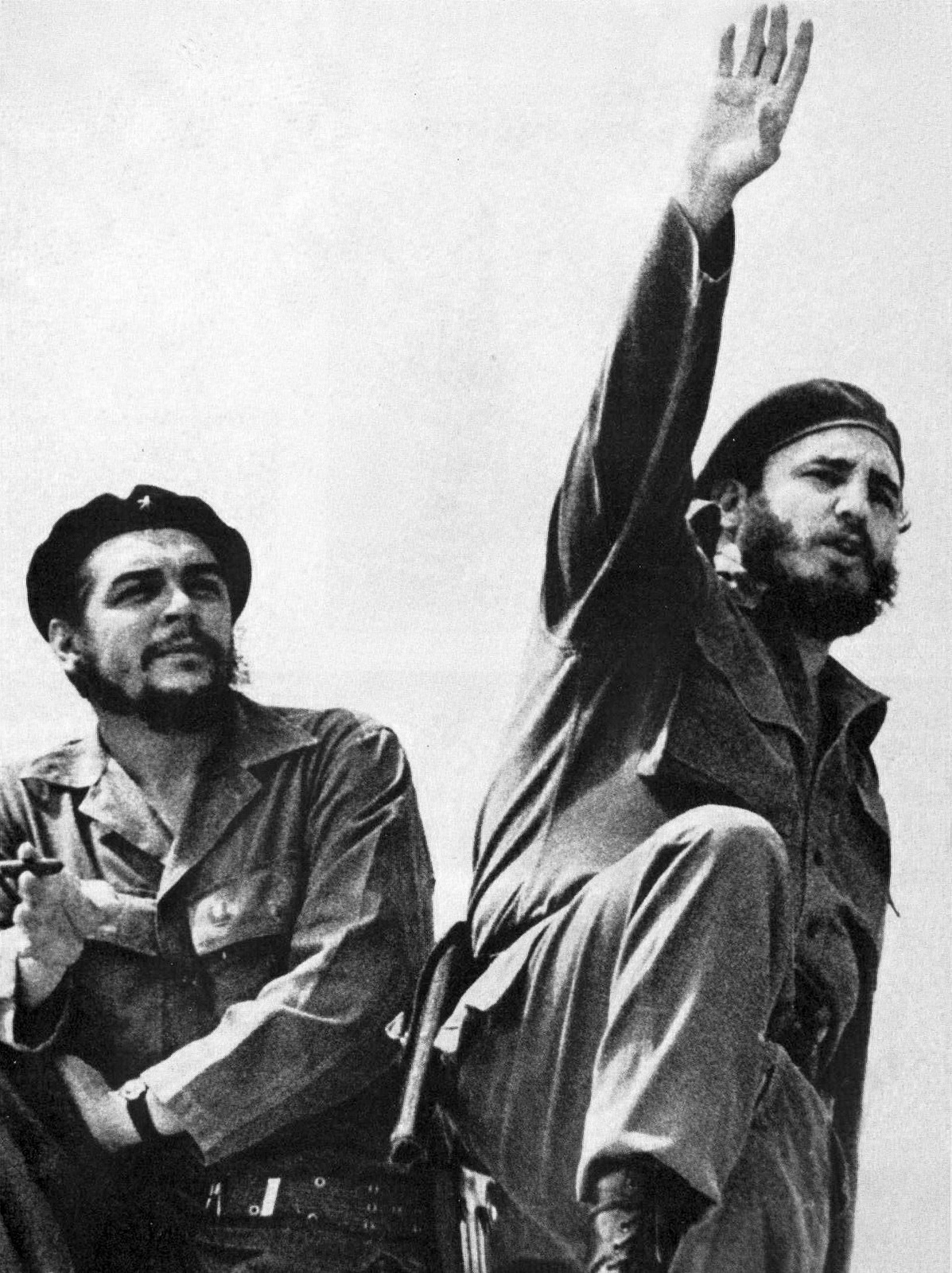 Che and Fidel, Havana — Alberto Korda. Public domain.